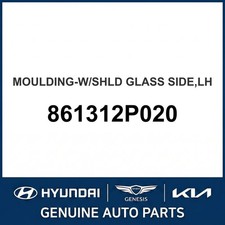2009-2014 Kia Sorento Moulding-wshld Glass Side Oem New 861312p020 2009-2014 Kia Sorento Moulding-wshld Glass Side Oem New 861312p020