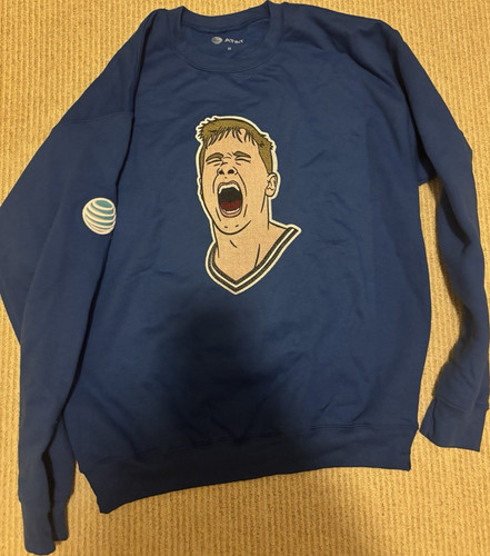Cooper Flagg Promo Crewneck Sweatshirt  M  Blue Duke Bball Dallas Mavs RARE