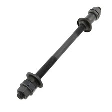 Bike Axle 190MM Bicycle Multiple Speed Rear Hub Axle 3/8 Inch Black 26 TPI Hu...