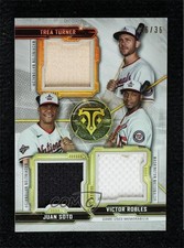 2020 Triple Threads Relic Combos 26/36 Juan Soto Victor Robles Trea Turner 00d2