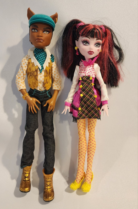 Monster High Mattel Forbitten Love Draculaura & Clawd Wolf