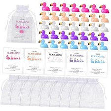 300 Pcs Mini Resin Flamingo Ducks Colorful Flamingos Mini Multicolor Vivid