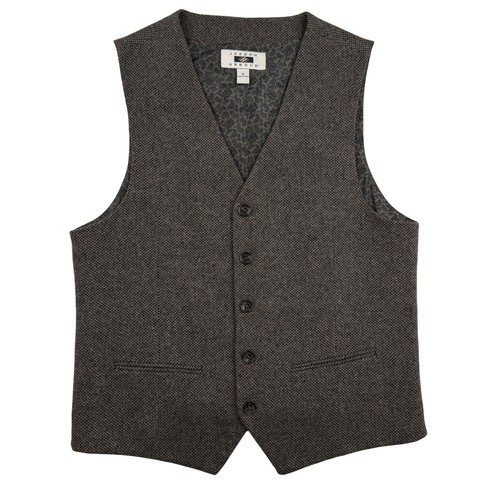 Joseph, Vintage Joseph Abboud Wool Blend Vest Button Front Birdseye Heritage Academia