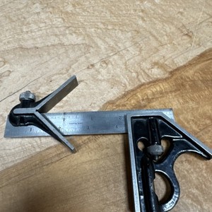CRAFTSMAN COMBINATION SQUARE  Head, Center Finder,  6" rule great Condition