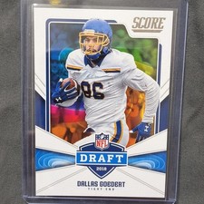 Panini 2018 Score NFL Draft Dallas Goedert #23 South Dakota St Football Card