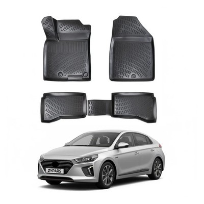 Fußmatten Automatten für Hyundai Ioniq 2017-2021 TPE Allwetter