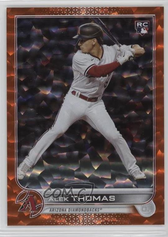 2022 Topps Update Orange Foil /299 Alek Thomas #US212 Rookie RC