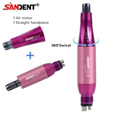 360  Swivel Dental Hygiene Prophy Handpiece Air Motor 4 Holes W/ 4:1 Nose Cone S