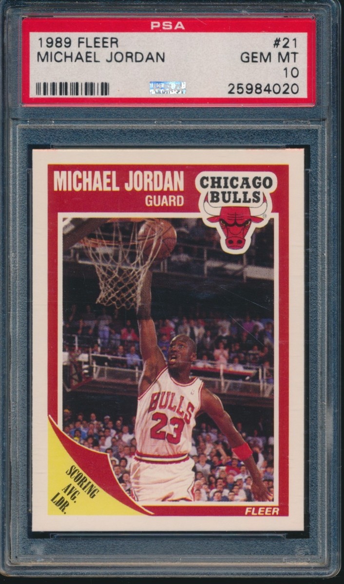 PSA 10 MICHAEL JORDAN 1989-90 89-90 Fleer #21 Chicago Bulls HOF