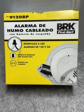 BRK FIRST ALERT 9120BP Hardwired Smoke Alarm w/ Battery Backup