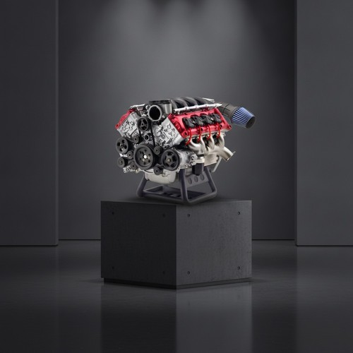 Kits Moteur Mini V8 Qui Fonctionne, Kit Moteur Modèle V8 Moteur Cison MAD Moteur RC... - Photo 1/9