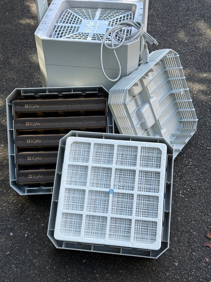 Sistema de limpieza de alto rendimiento purificador de aire IQ Air Health Pro Plus Foto 2 de 4