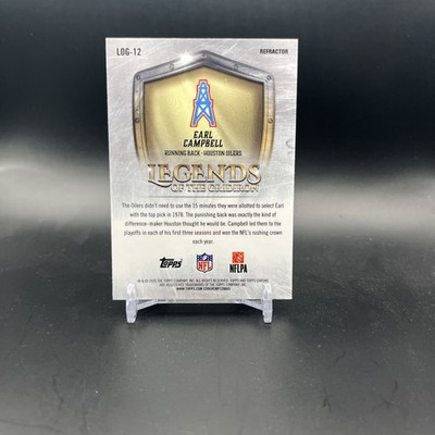 2025 Topps Chrome Earl Campbell #LOG-12 Legends of the Gridiron