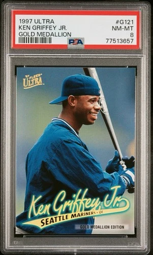 1997 Ultra Gold Medallion Edition Ken Griffey Jr. #G121 PSA 8