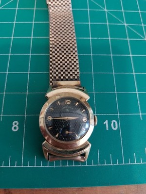 14K Gold Filled Lord Elgin 680  21J Manual Watch w Forstner 1/20 12kt GF Band