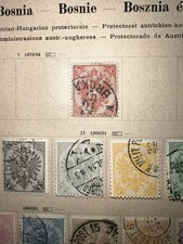 Schönes Bosien Lot auf Schaubek Vordruckblättern | ab 1879 