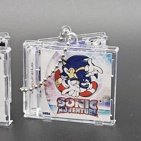  SEGA Dreamcast Keychain Mini Jewel Case CD Disc Limited Run Games Official 