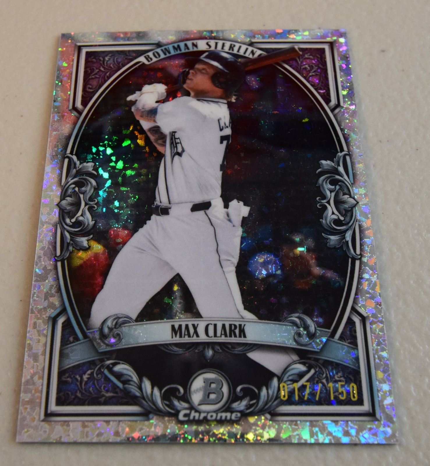 2026 Bowman Bowman Sterling Mini Diamond Refractor /150 Max Clark #BST-5