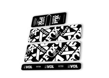 Fox 2022 Float X Performance Rear Shock Suspension Sticker Decal White