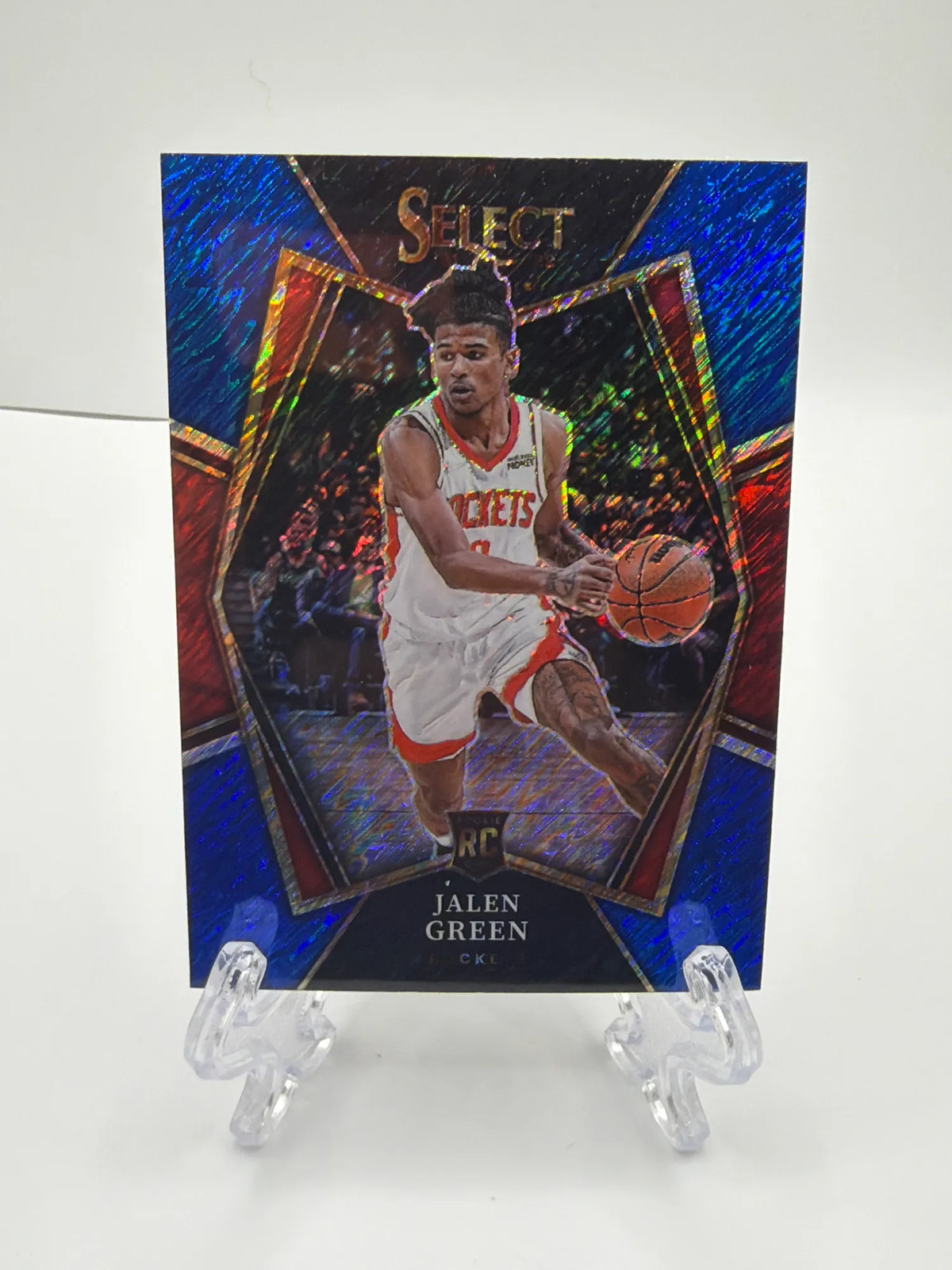 2021-22 Panini Select Jalen Green #190 Blue Shimmer RC
