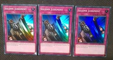 3x Feierliches Urteil Solemn Judgment Super  Rare RA02-EN075 Englisch Playset 