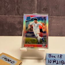 2018-19 Panini Donruss Optic Jadon Sancho England Rated RC Rookie Card, Silver P. rookie card picture