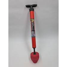 High Pressure Air Power Toilet Plunger Red Manual Drain Clog Remover Pump Tool