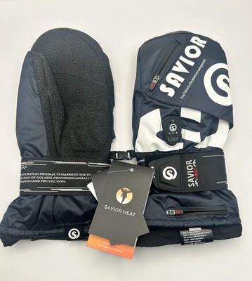 SAVIOR HEAT Heated Ski Mittens 3XL App Control Batteries Waterproof Thinsulate