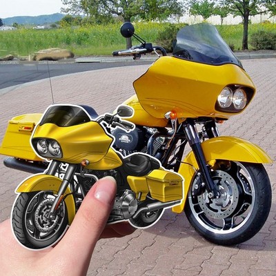 HD Road Glide FLTRX 2010-2013 Stickers - Set of 3 Kiss-Cut Motorcycle Decals