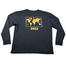 World Cup FIFA Shirt Mens 2xl Qatar Soccer 2022 Futbol Map Graphic Sports