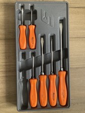 Snap On Tools Orange Hard Handle Screwdriver Set. Philips Tip Flat Tip