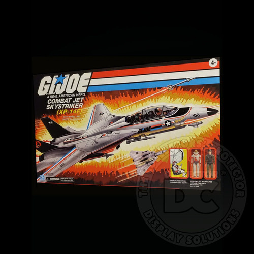 Deflector DC® G.I. Joe Retro Collection Combat Jet Skystriker Display Case - Picture 1 of 2