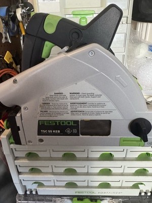 Festool Track Saw TSC 55 18V 5.0 Ah KEB with 55-Inch (1400mm)