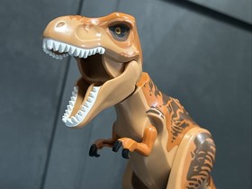LEGO Jurassic World T-Rex Dinosaur Trex04 75918 (10758) 3 Minifigures Stickers