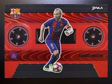 2025 Daka FC Barcelona Team Set Echoes Melody Red Wave /50 - Andres Iniesta