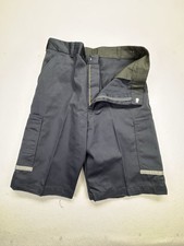 FedEx Stan Herman Reflective Stripe Cargo Shorts Navy Work Driver NWT Size 34L