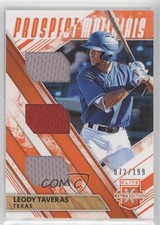 2019 Elite Extra Edition Triple Prospect Materials Orange /199 Leody Taveras s3g