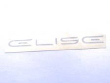 Genuine New LOTUS ELISE REAR OR SIDE DECAL Silver Sticker Emblem For Series 2