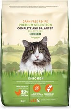 by Amazon Grainfree Recipe Dry Cat Food (Senior) with Fresh Chicken - 3kg (Prev 5.21 per kilo