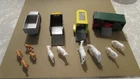 4 VINTAGE LESNEY MATCHBOX SCAFFOLDING - CATTLE TRUCK PONY TRAILER HORSE BOX