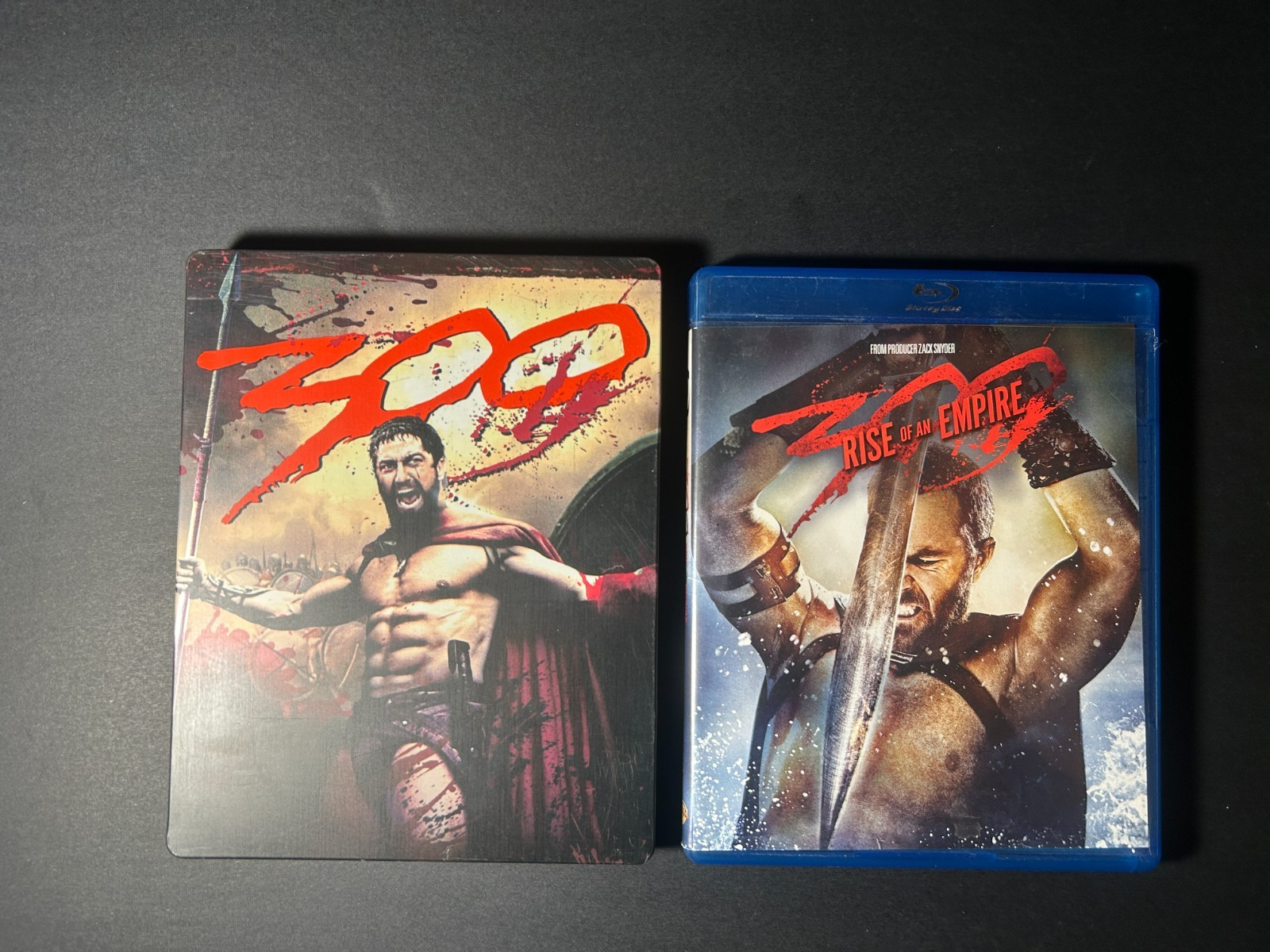 300 (Blu-ray, Steelbook) and 300 Rise of an Empire (Blu-ray)