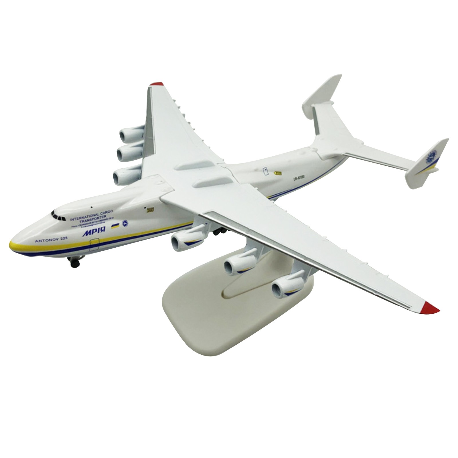 1:400 An-225 Mriya Transport Aircraft Model Alloy Diecast Pl