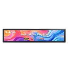Monitor Android 16,4 pulgadas 1366x238 700 nits barra pantalla LCD tira larga IPS LCD