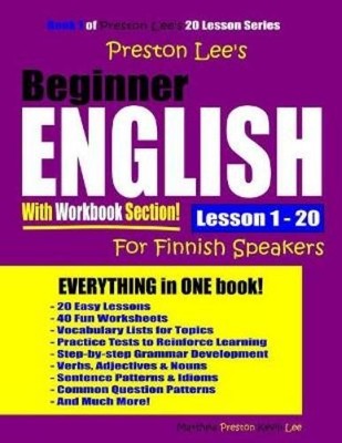Matthew Preston Preston Lee's Beginner English With Workbook Secti (Taschenbuch)