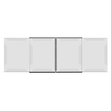 Sheet Music Folder Spiral Binding 40 Pockets Writable Document Fits A4 Black