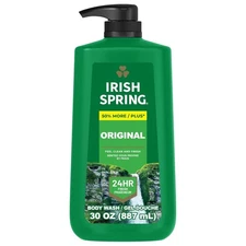 Irish Spring Body Wash for Men, Original Clean Body Wash Pump, 30 Oz FAST SHIP📦