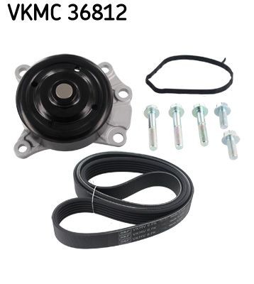 SKF WASSERPUMPE+KRR-SATZ VKMC36812-image