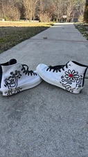 Size 8 - Converse Keith Haring x Chuck 70 High Ivory