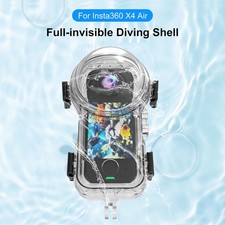 Sports Camera Invisible Diving Shell Waterproof Case Housing for Insta360 X4 Air