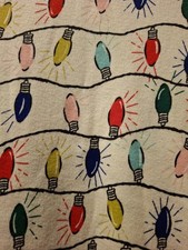 Hanna Andersson Unisex Large Christmas Light Long John Pajama Set Organic Cotton